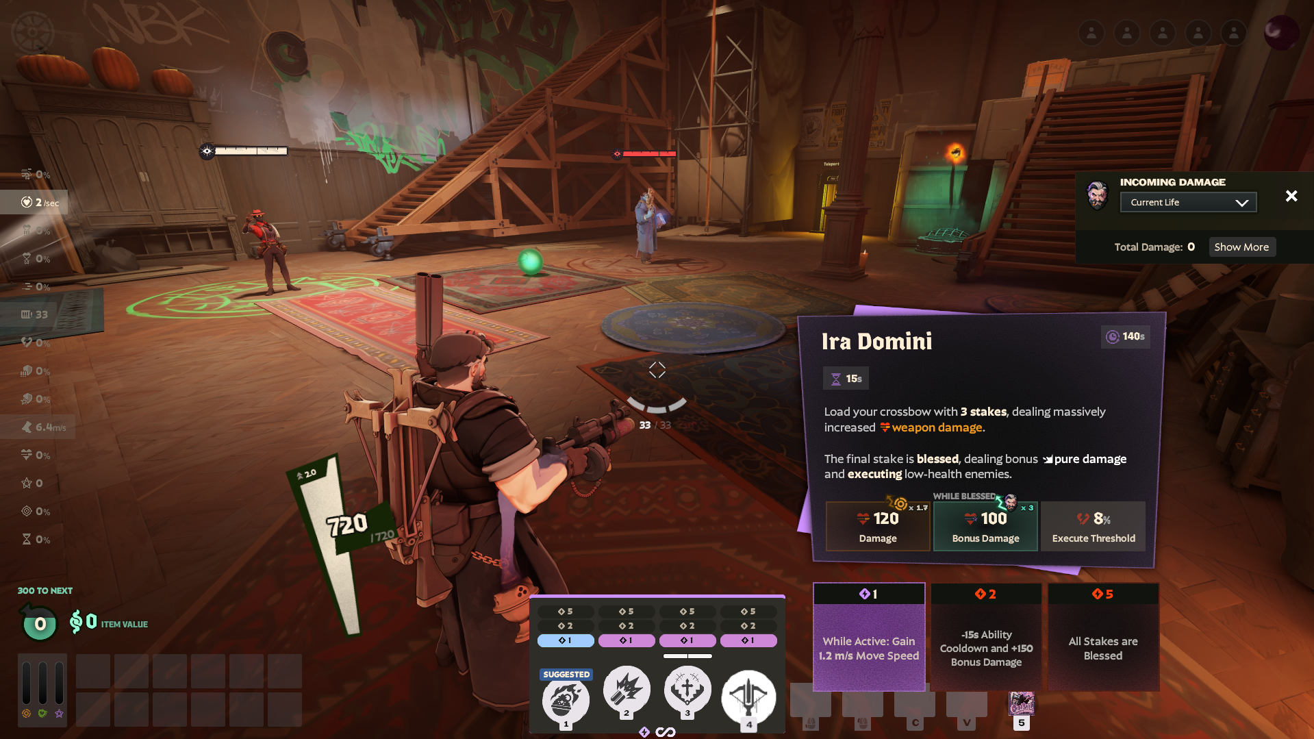 Several ability names from Deadlock, attributed to The Venator, its newest hero.