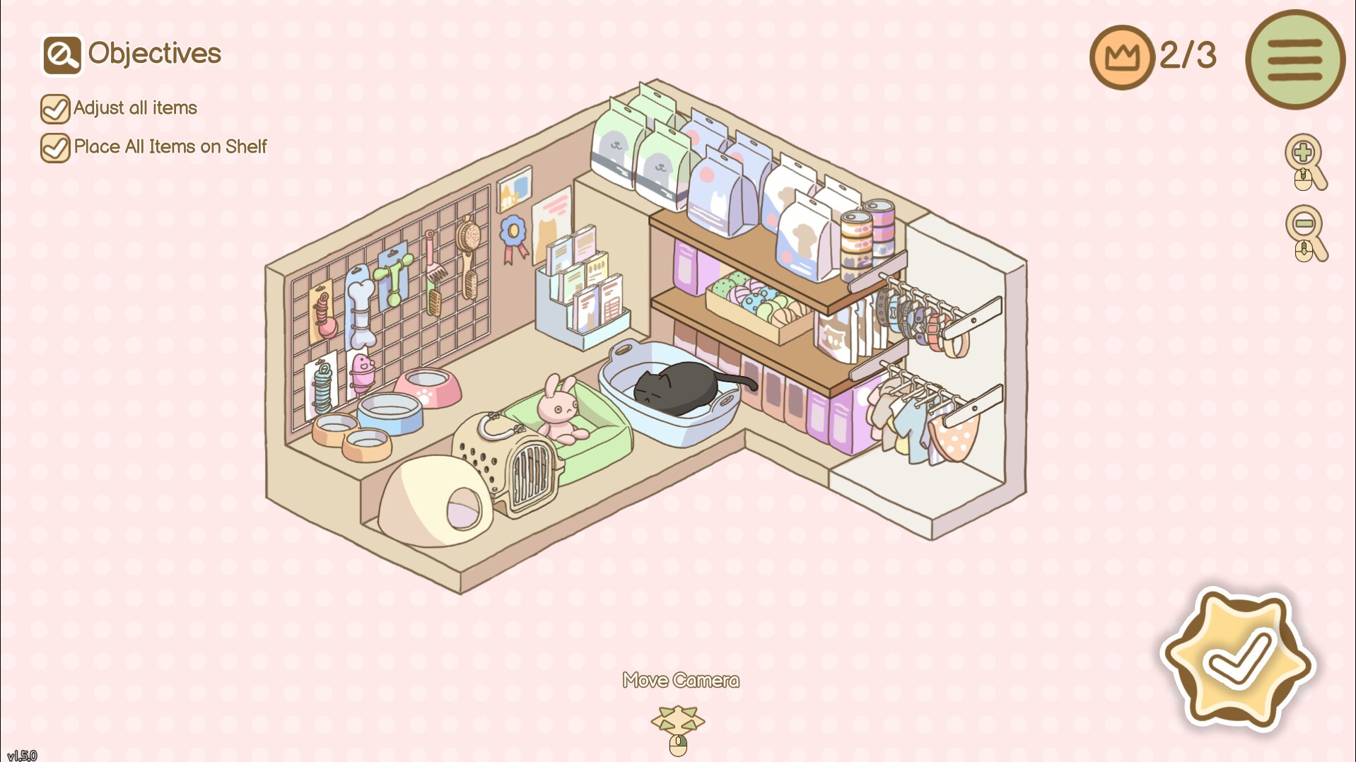 An organised pet store.