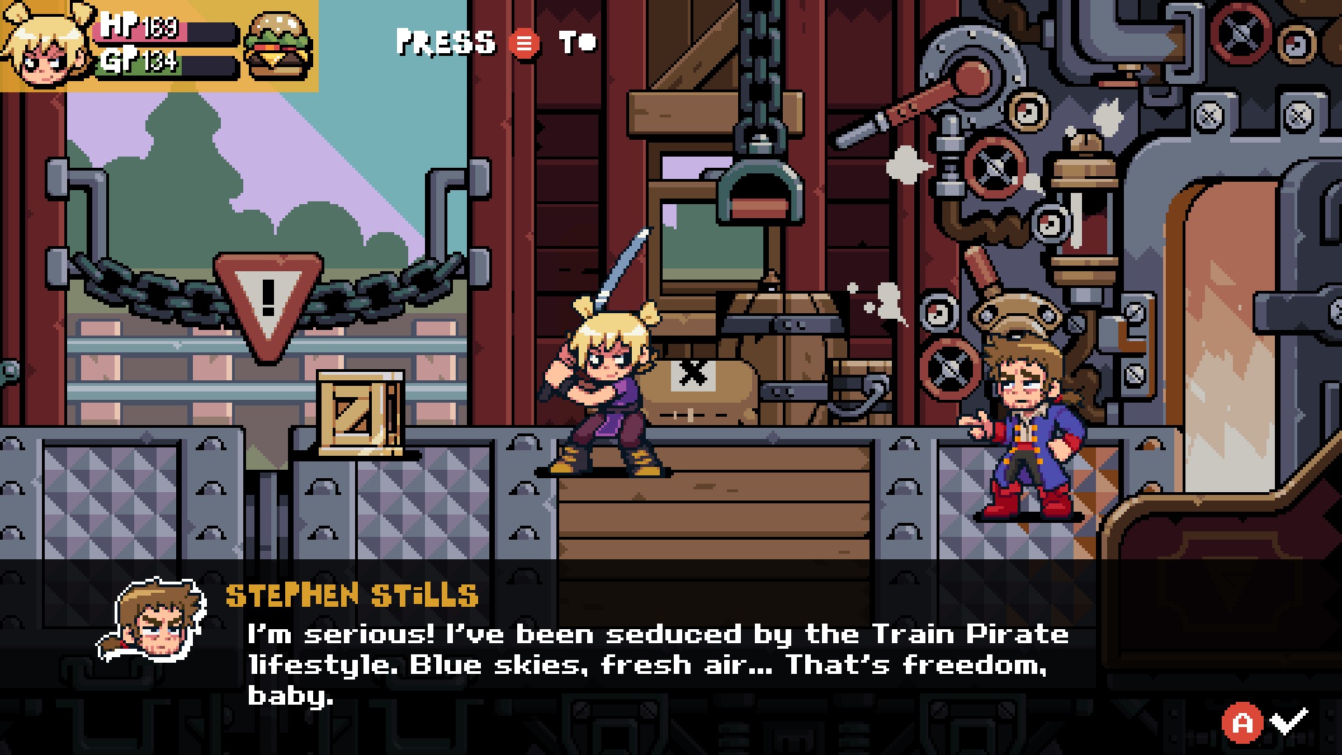 Scott Pilgrim EX, a pixel art beat 'em up