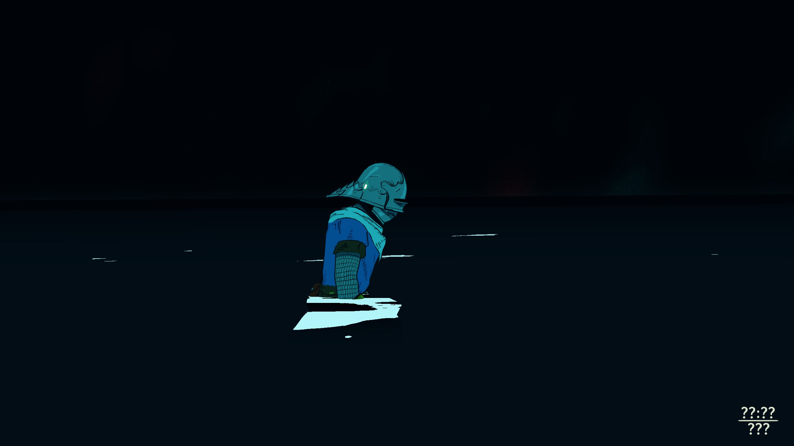 Esoteric Ebb shot of cleric in desolate void