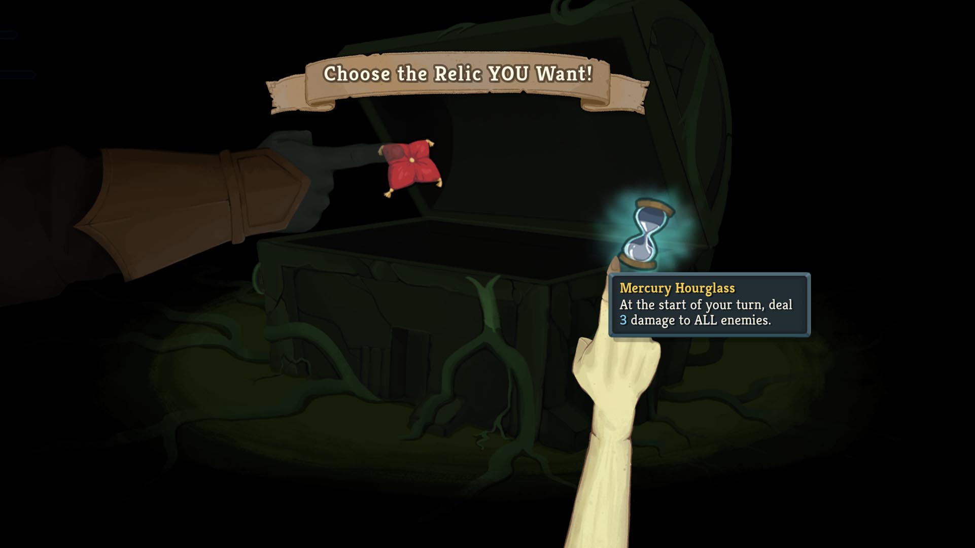 Slay the Spire 2 relic selection screen in co-op mode