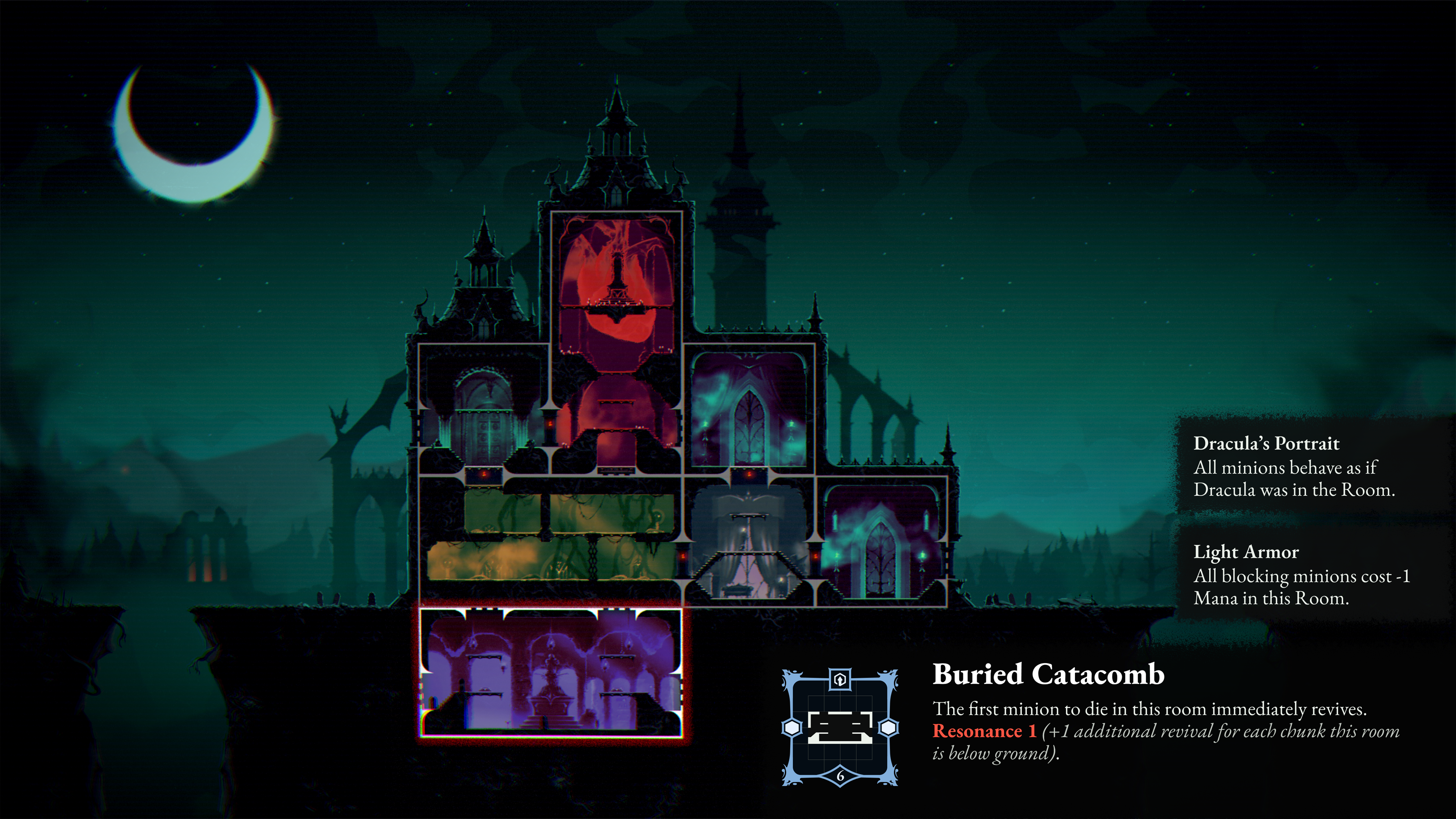 Constructing the castle in ReVamp.