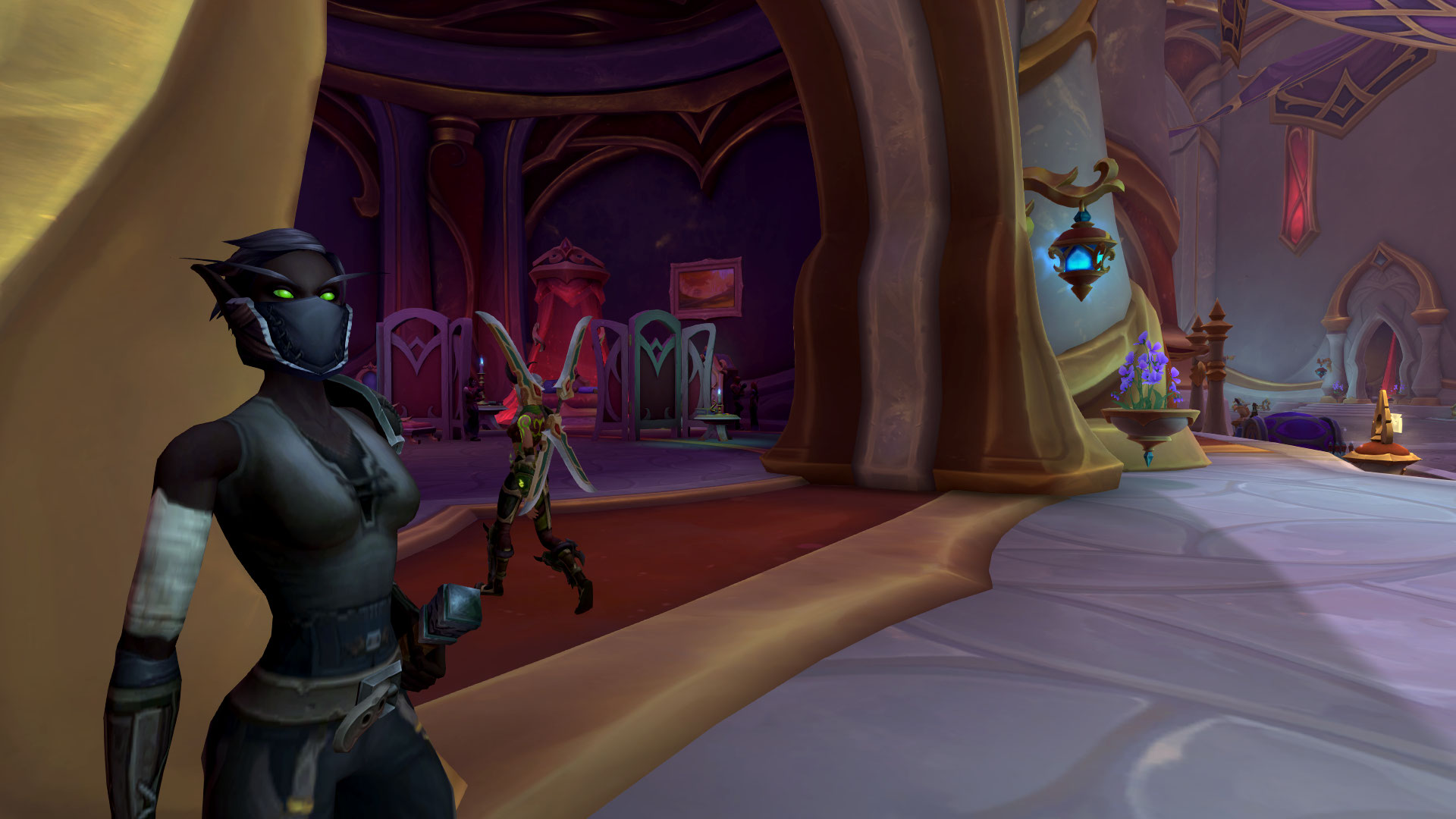 Several images of Silvermoon from World of Warcraft: Midnight.