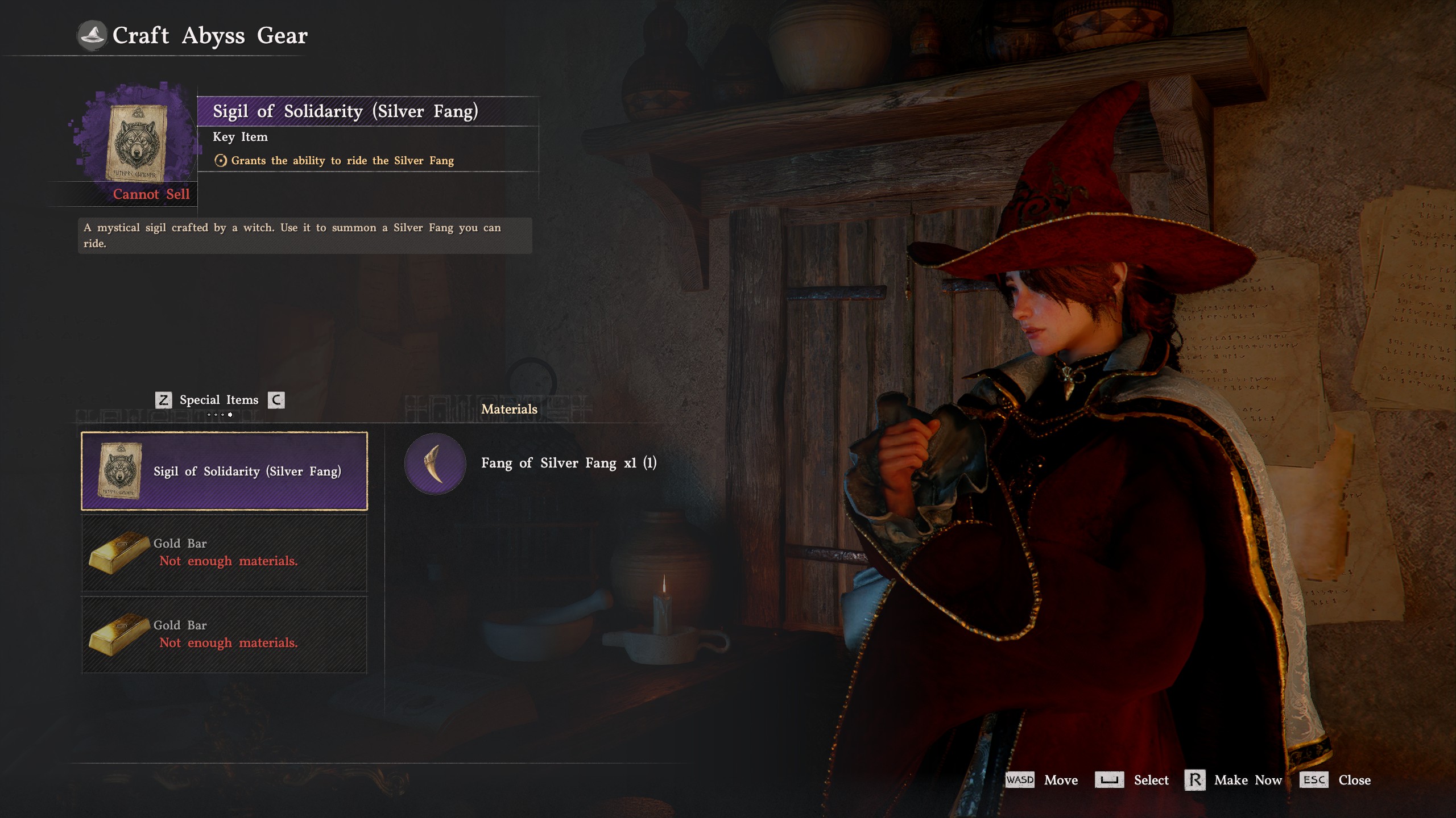 Crimson Desert Silver Fang - Sigil of Solidarity