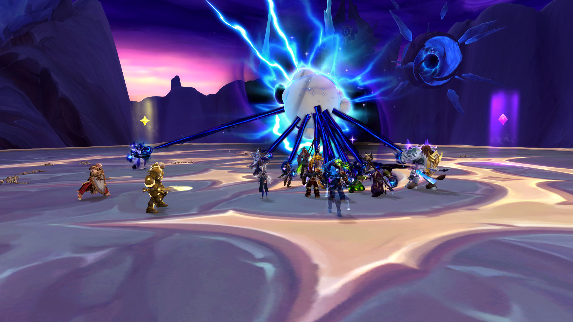 A screenshot from the Voidspire raid of World of Warcraft: Midnight.