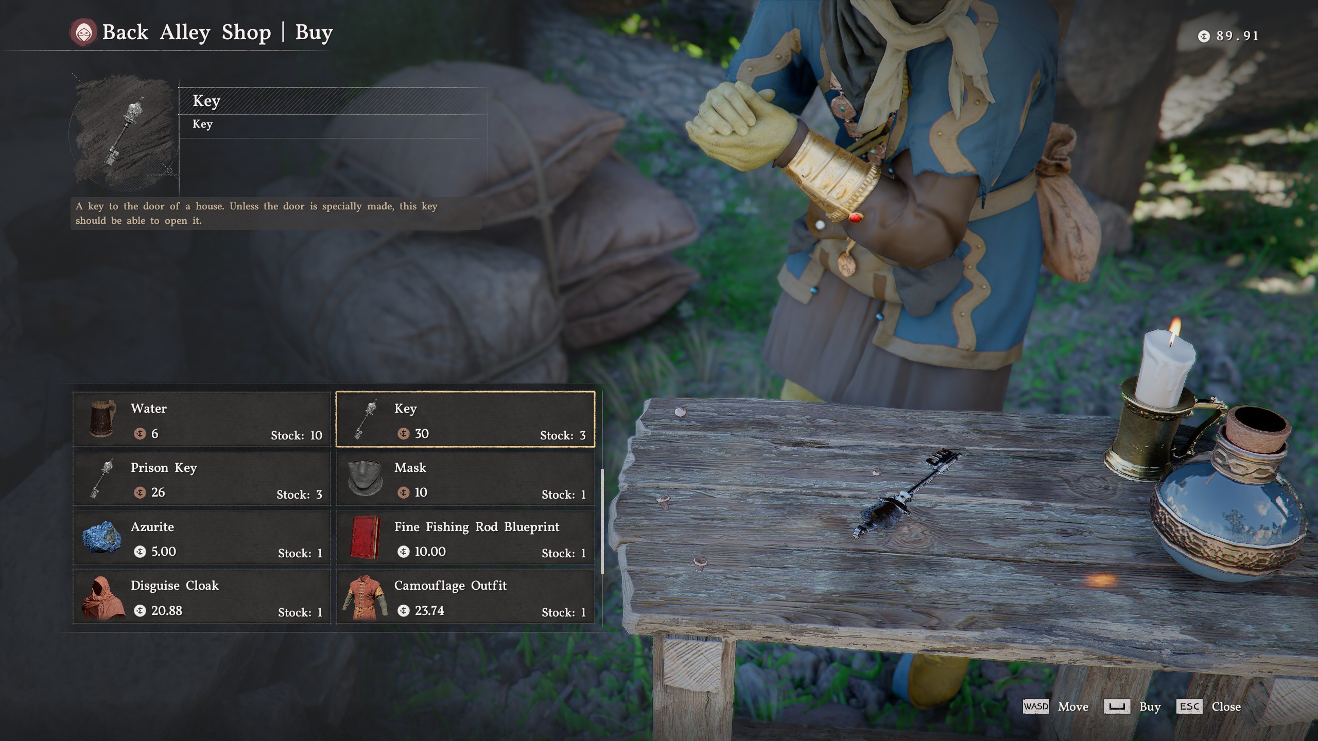 Crimson Desert key in a shop