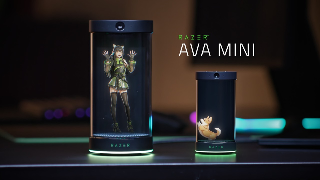 Razer AVA Mini | The AI companion for your AI companion - YouTube