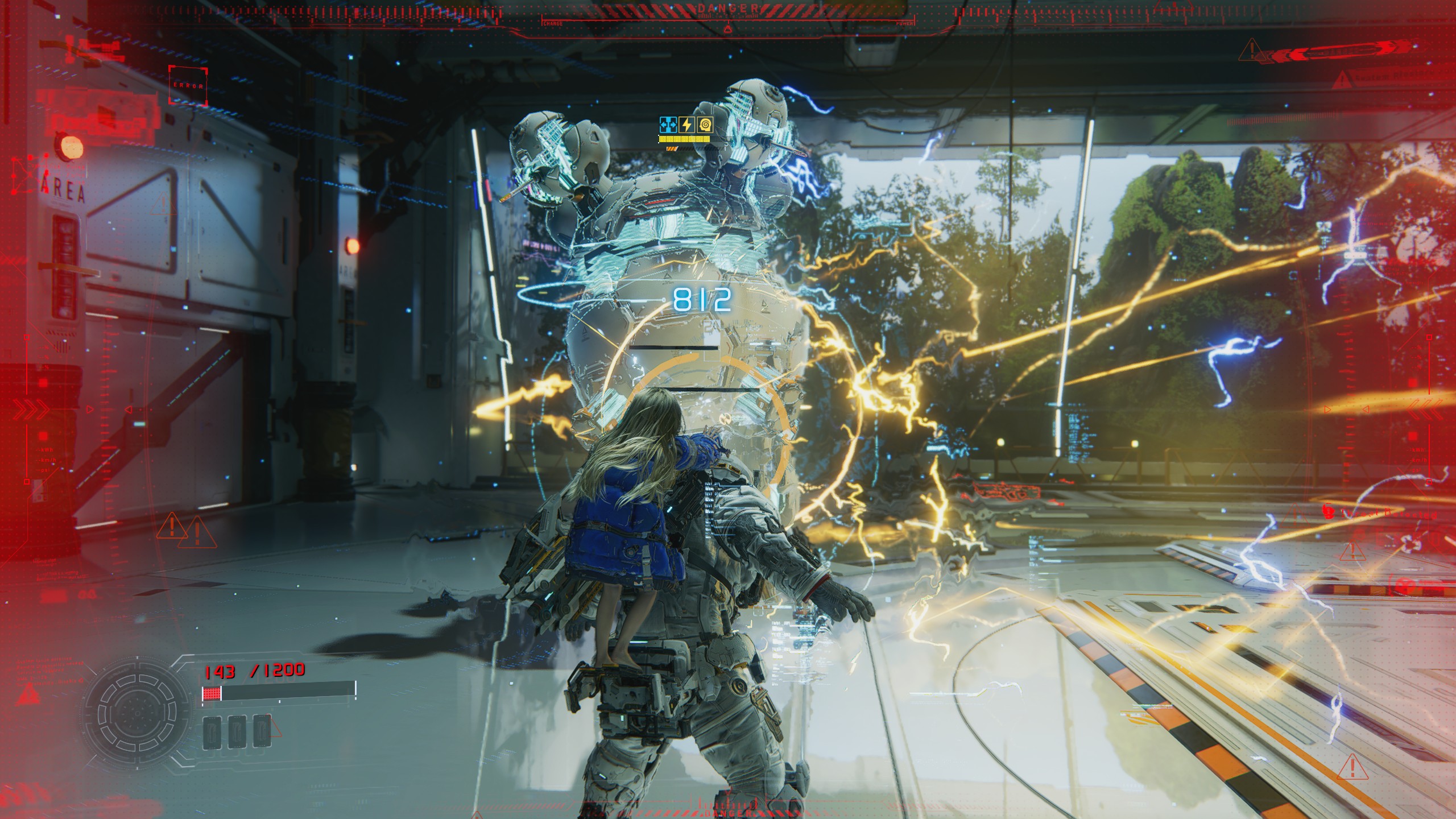 Sci-fi action in Pragmata