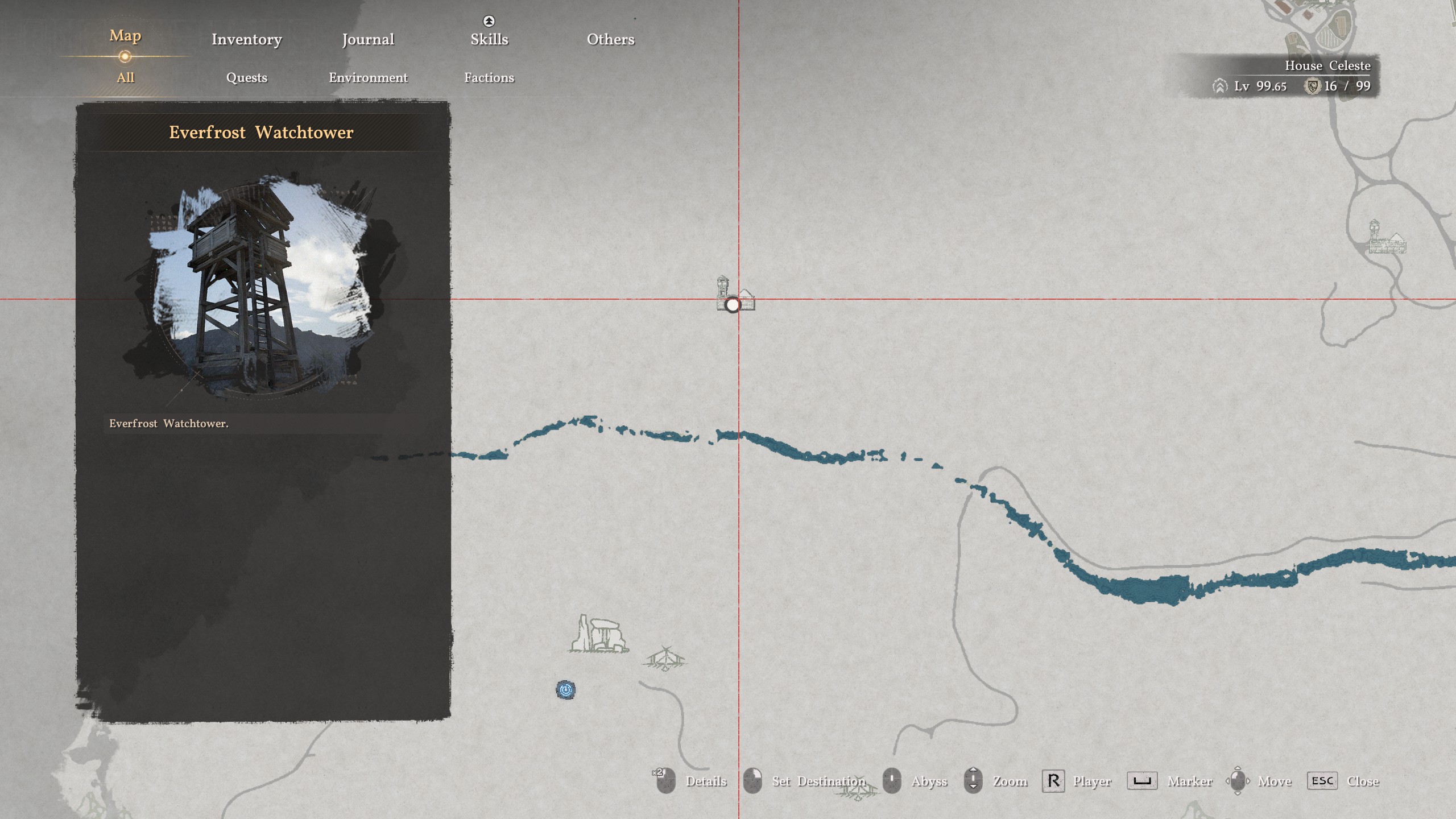 Crimson Desert Shadow Armor - Everfrost Watchtower
