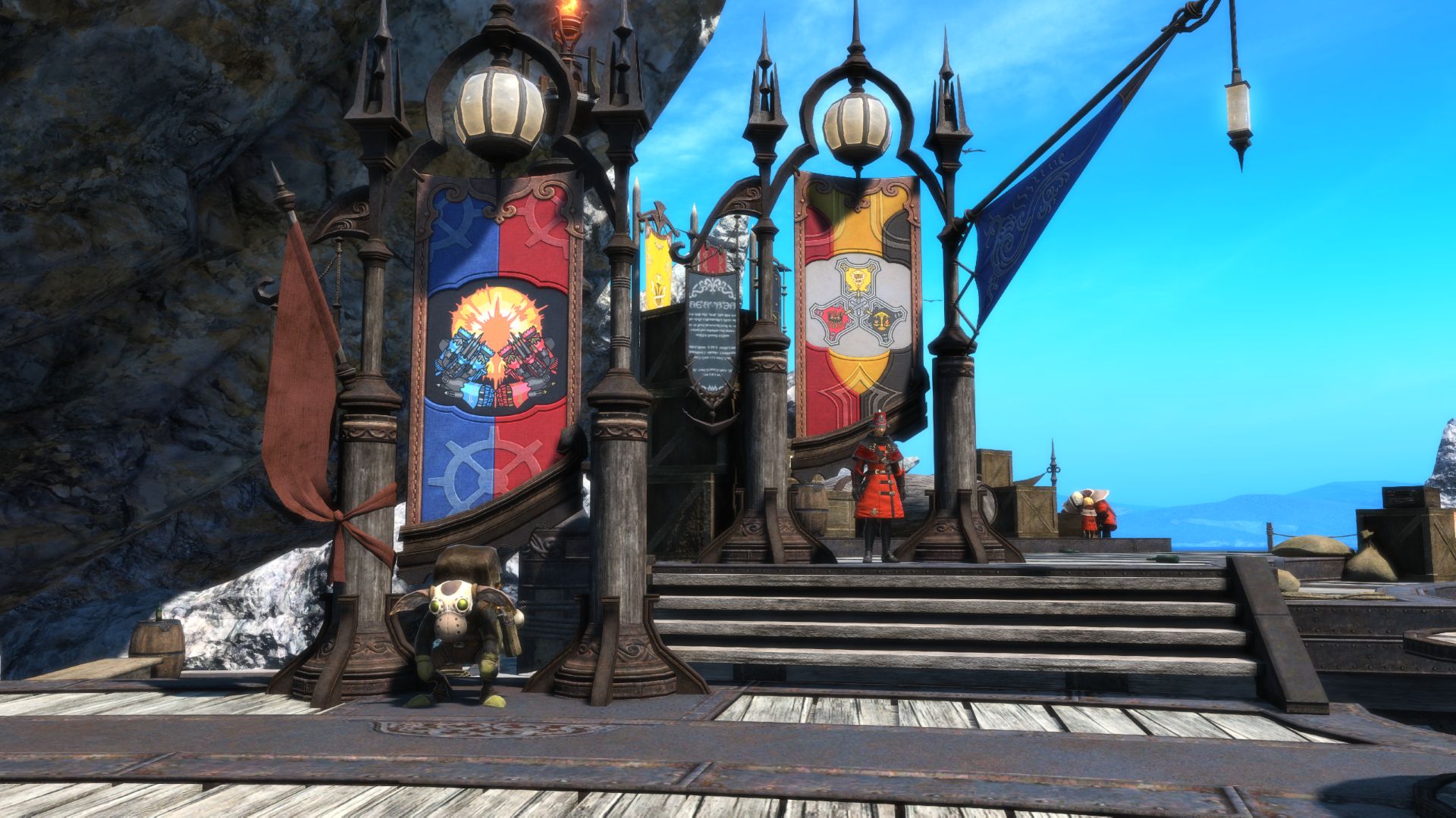 Final Fantasy XIV - Rival Wings NPC in the Wolves Den