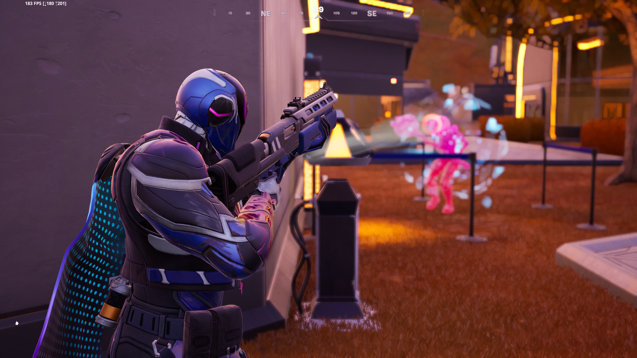 A Fortnite character wielding an iron pump.