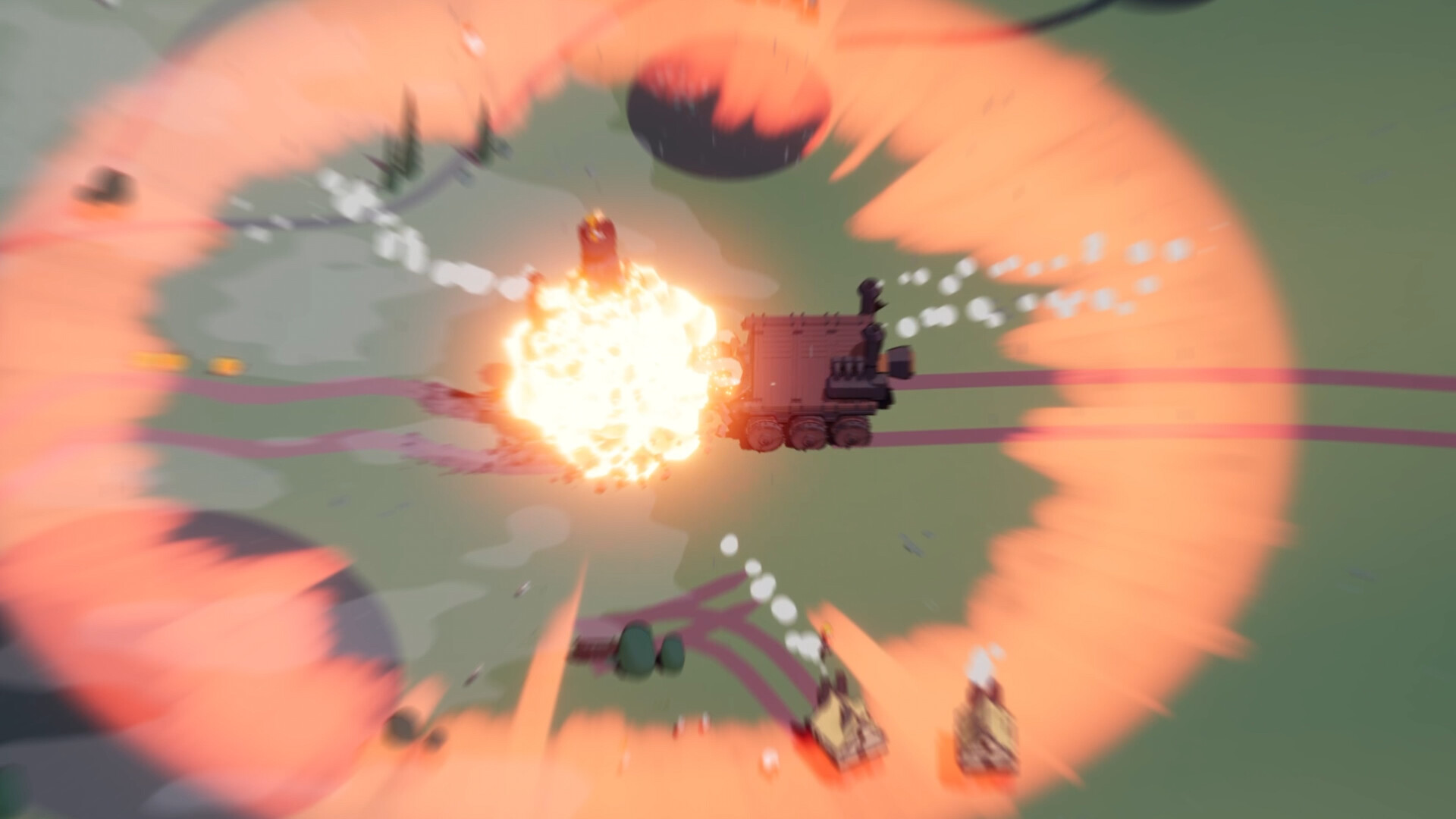 A large explosion in Wanderburg.