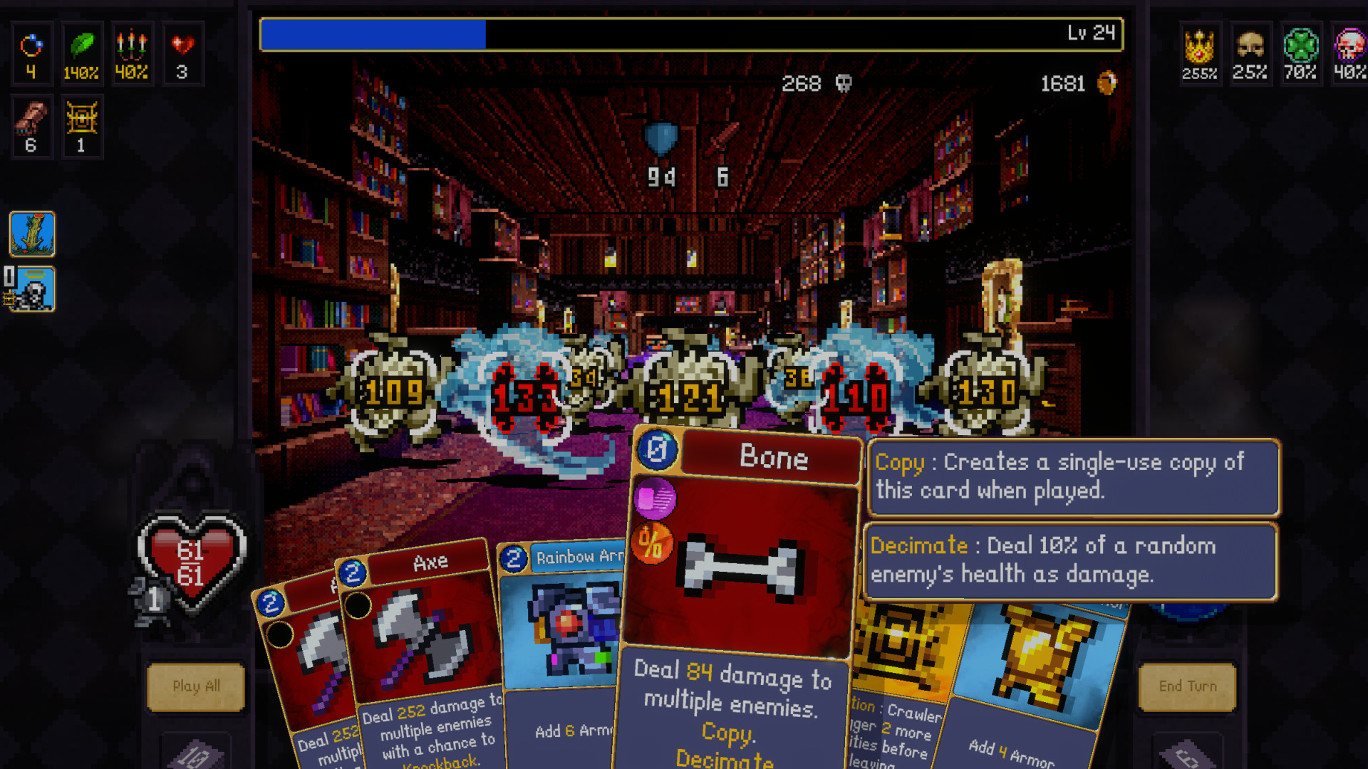 Vampire Crawlers Mortaccio build