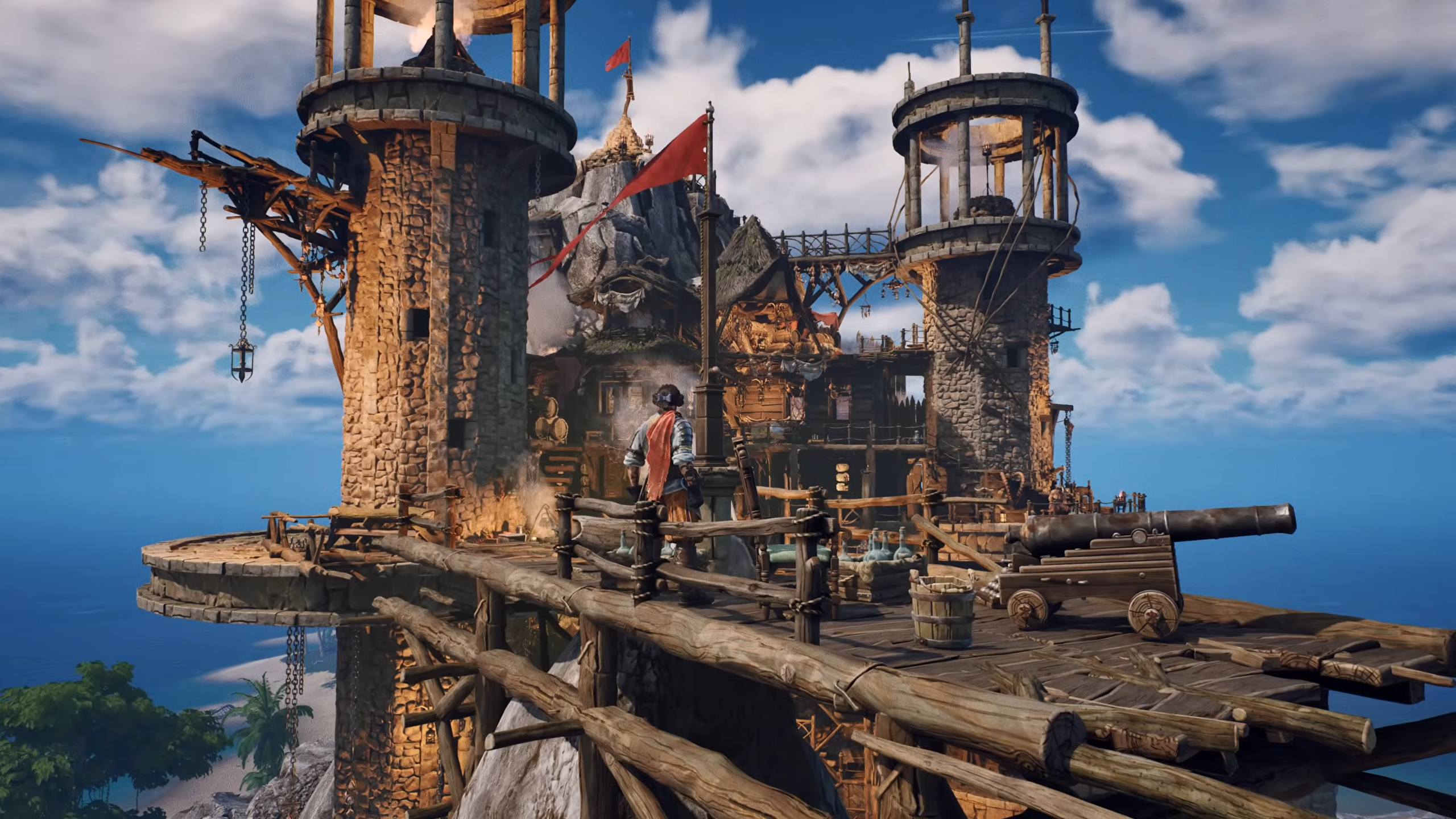 Windrose pirate fortress building