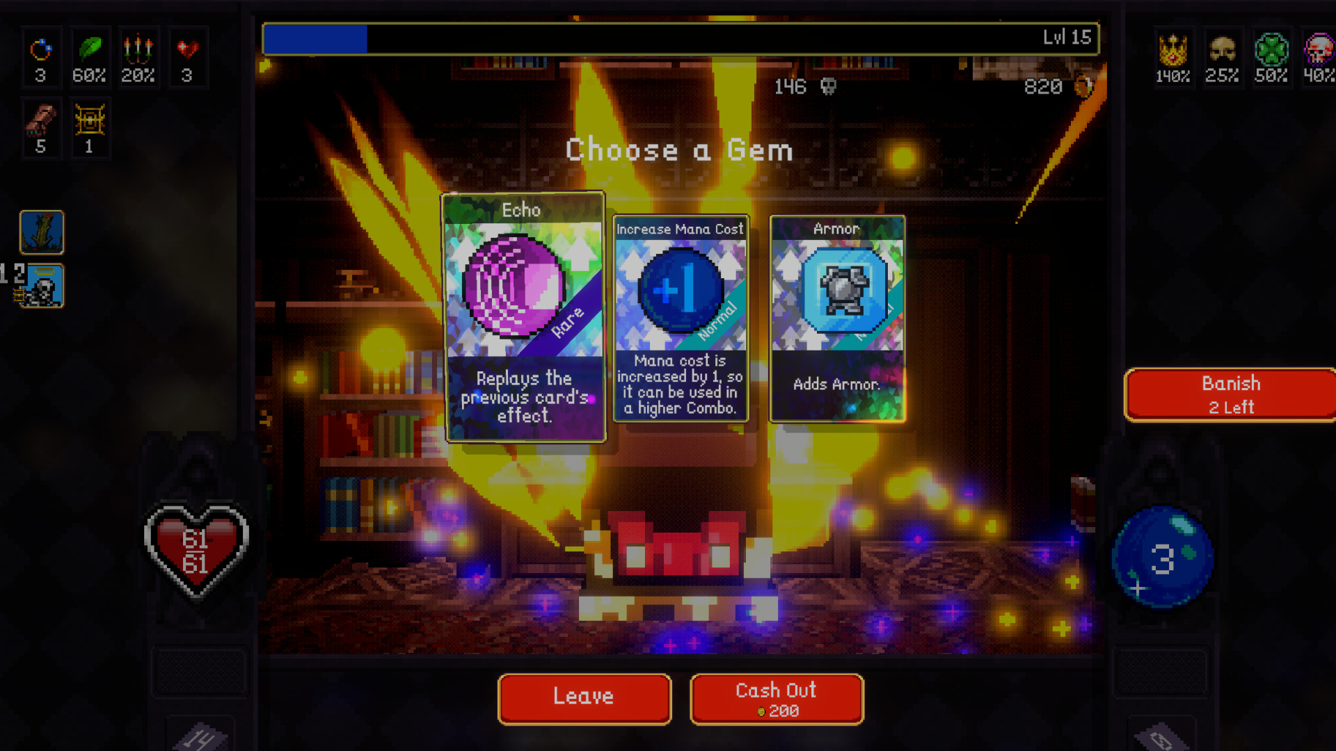 Vampire Crawlers Mortaccio build