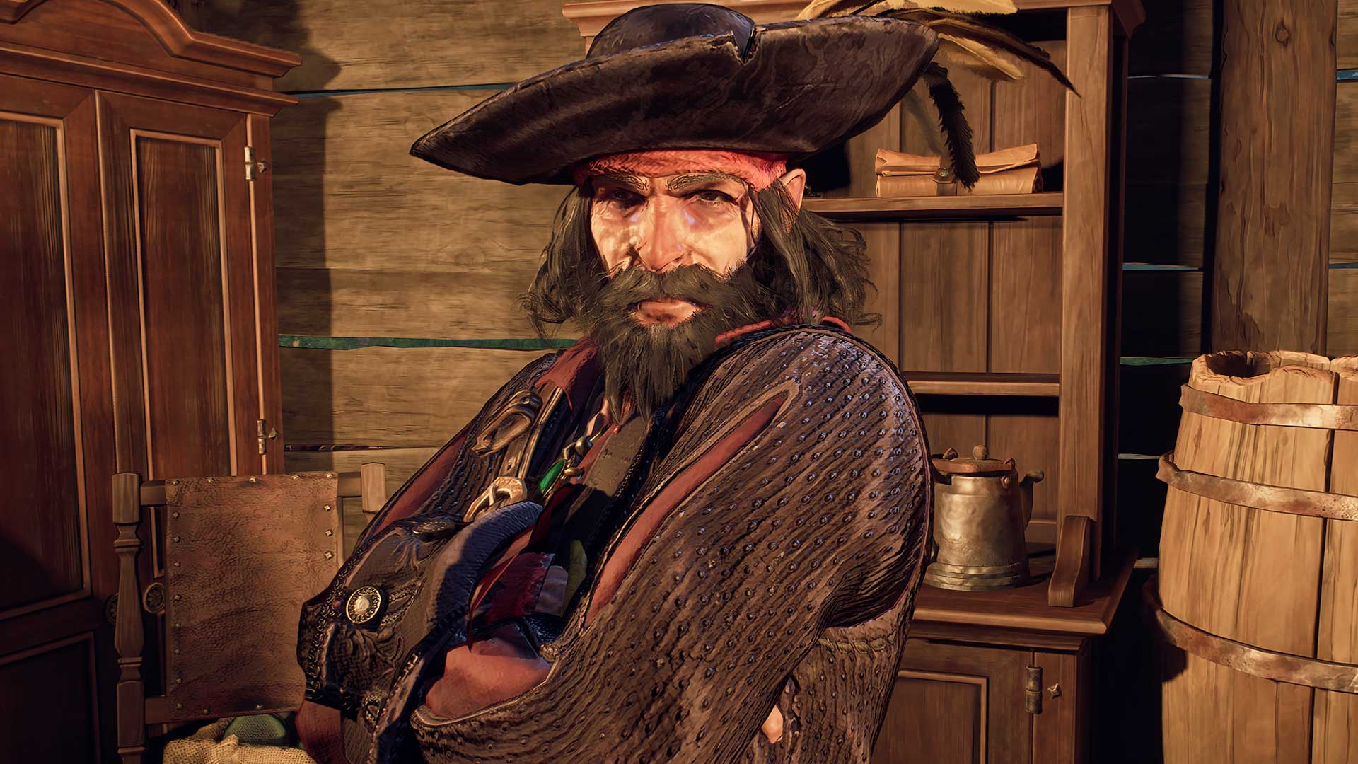 Windrose - Benjamin Hornigold, the leader of the Brethren.