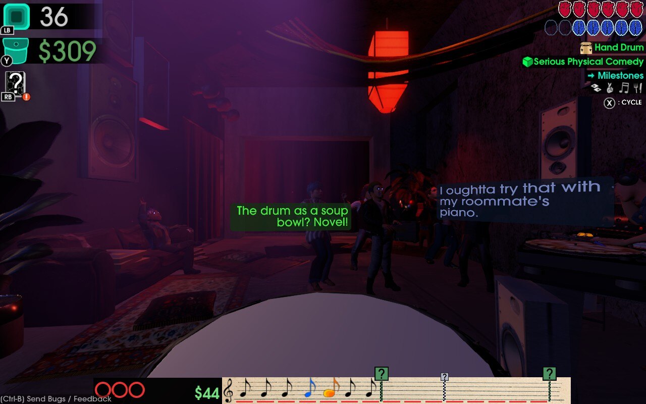 crowd encouraging player while playing drum in moves of the diamond hand