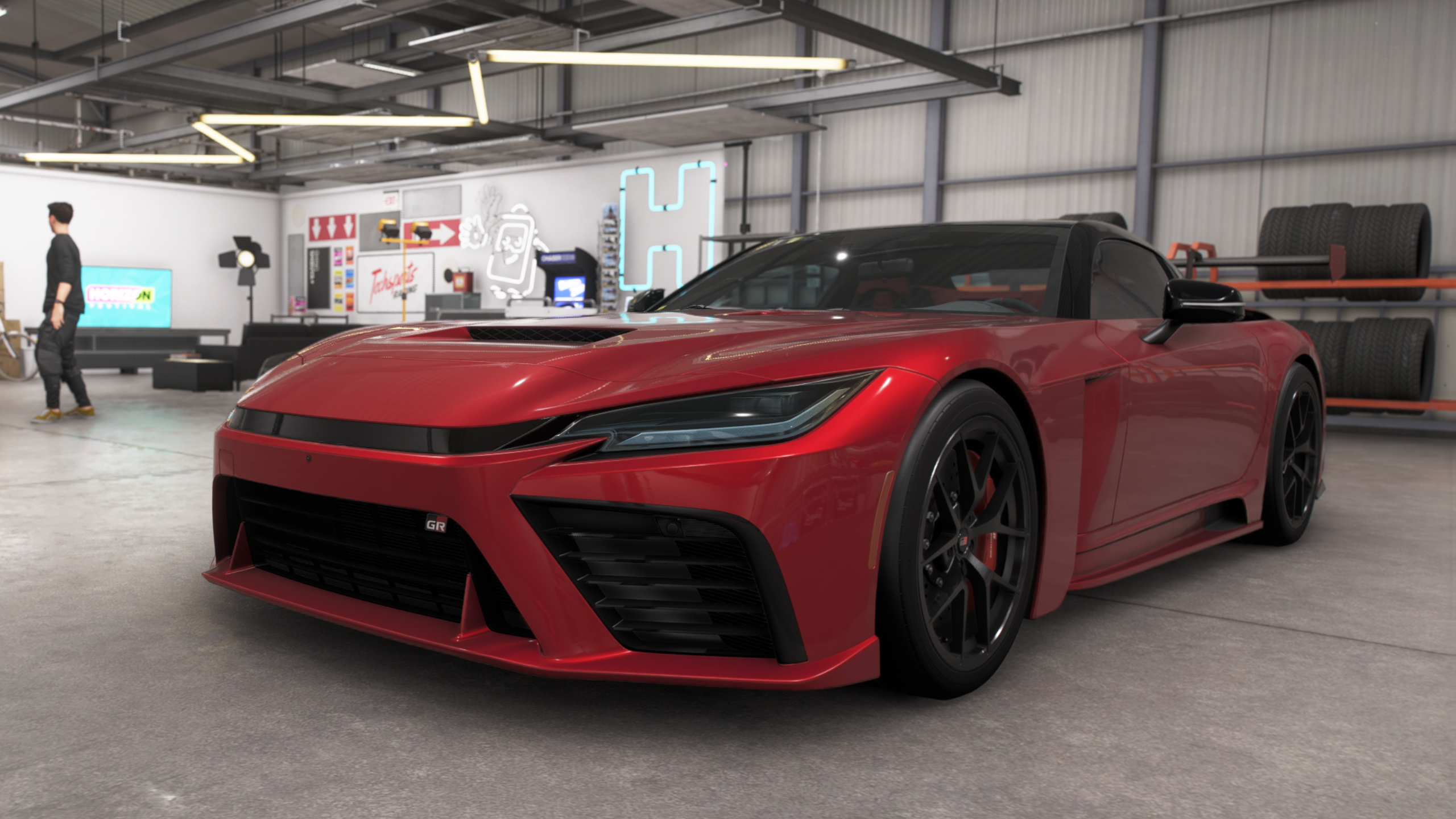 Forza Horizon 6 best cars: The 2025 GR GT Prototype in a player's garage.