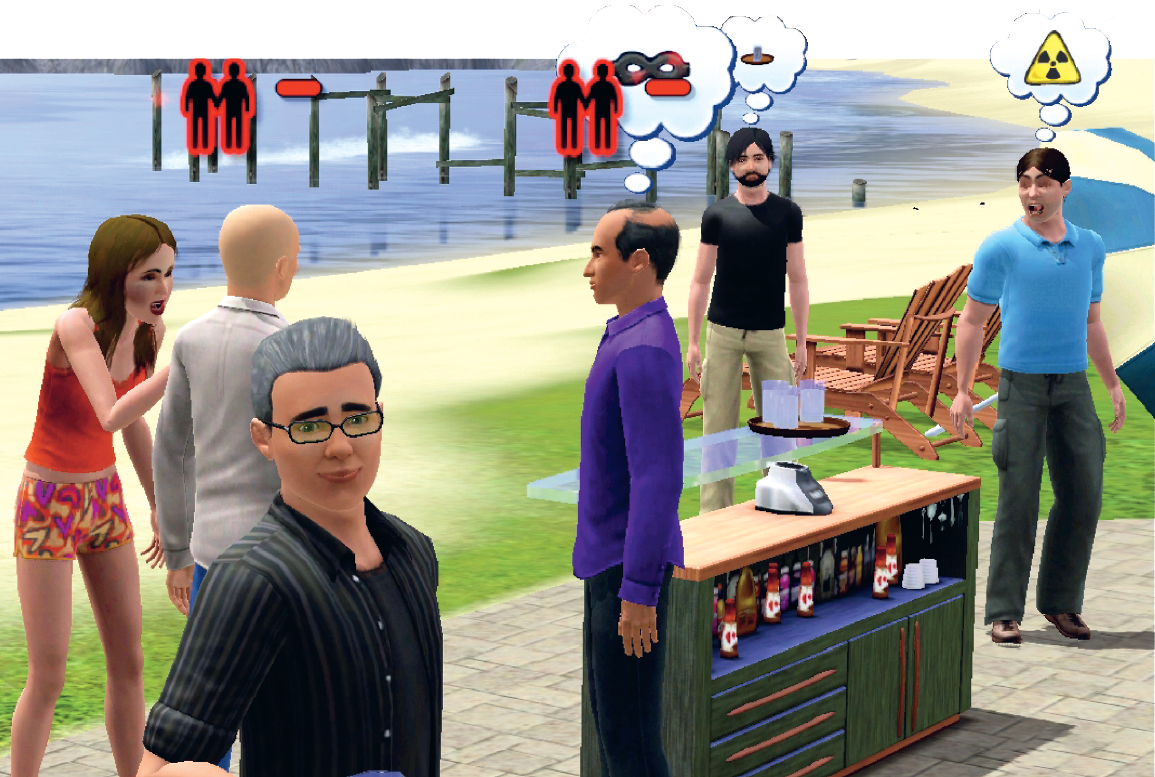 Sims 3 screenshots from PC Gamer's 2009 review