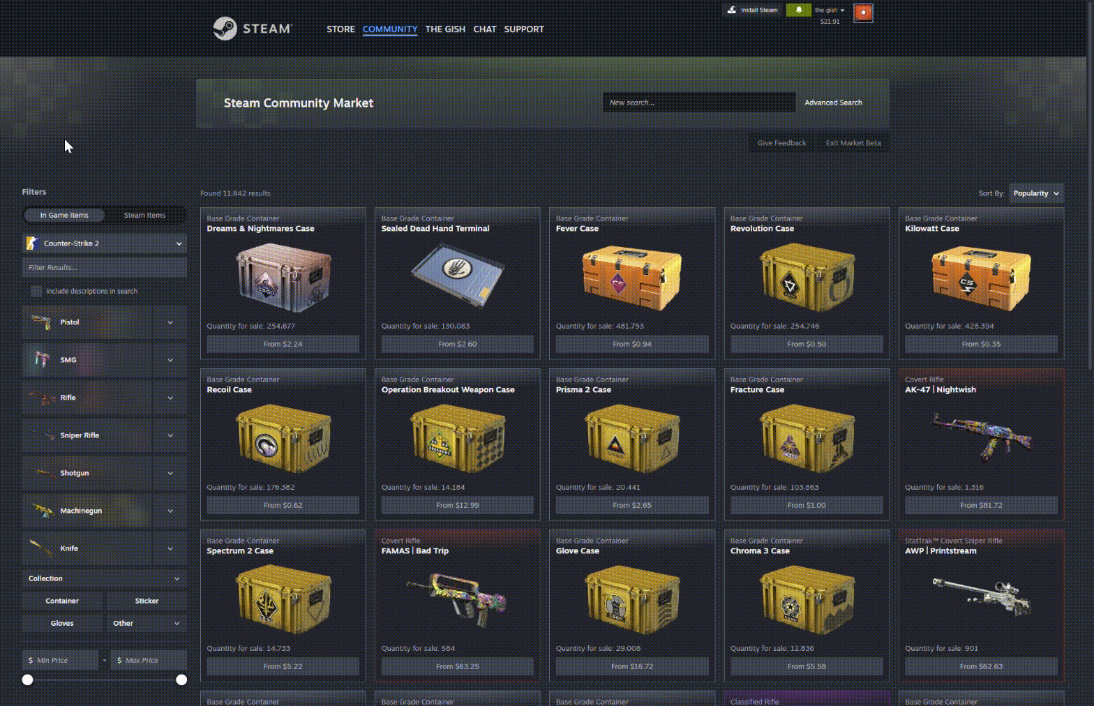 Steam Community Marketplace update demo video