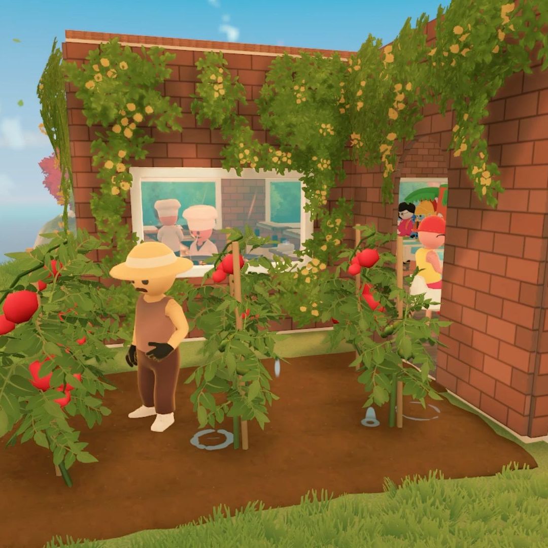 Farm to Table - Farmer outside picking vegetables
