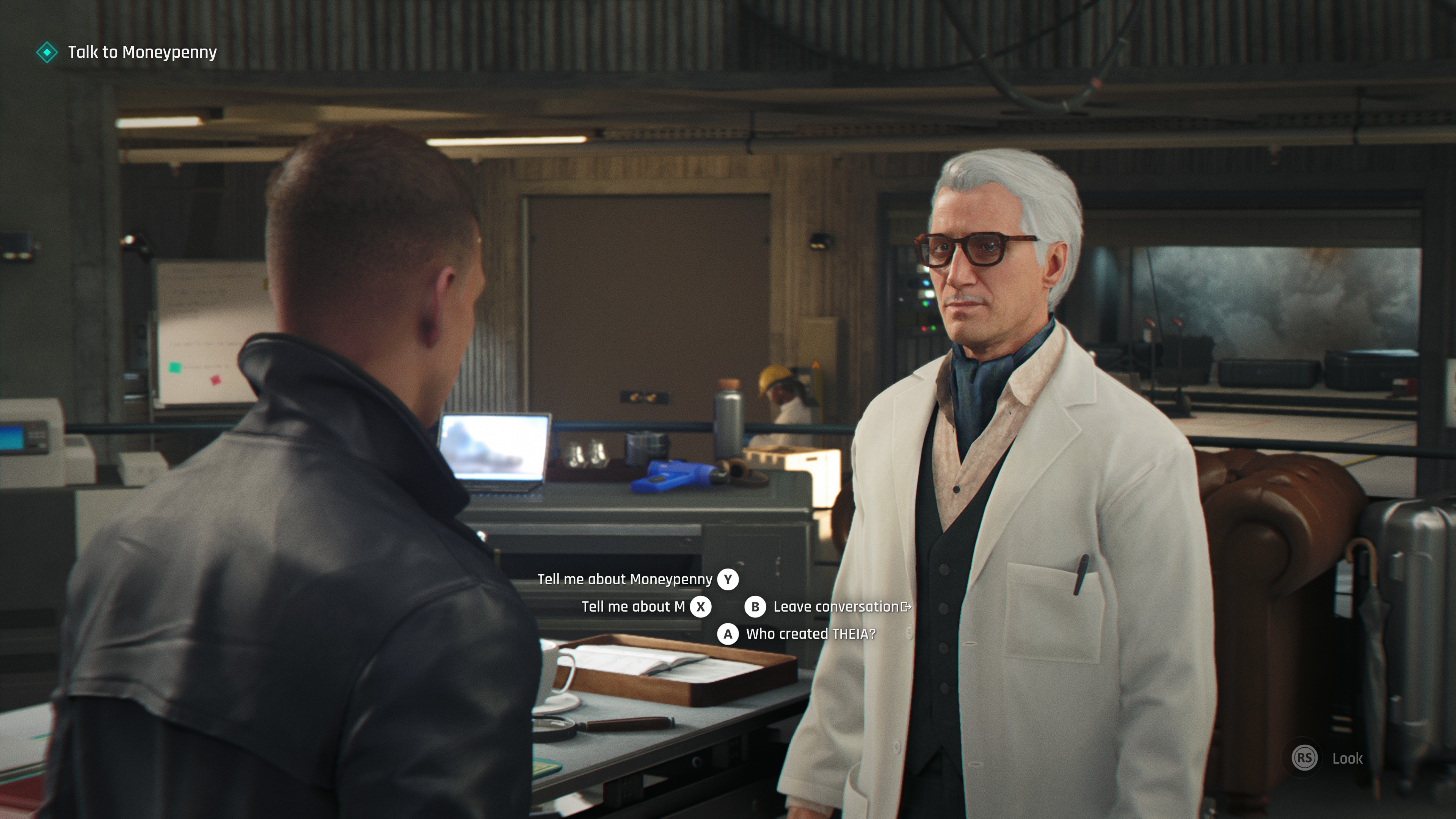 Chatting with Q.