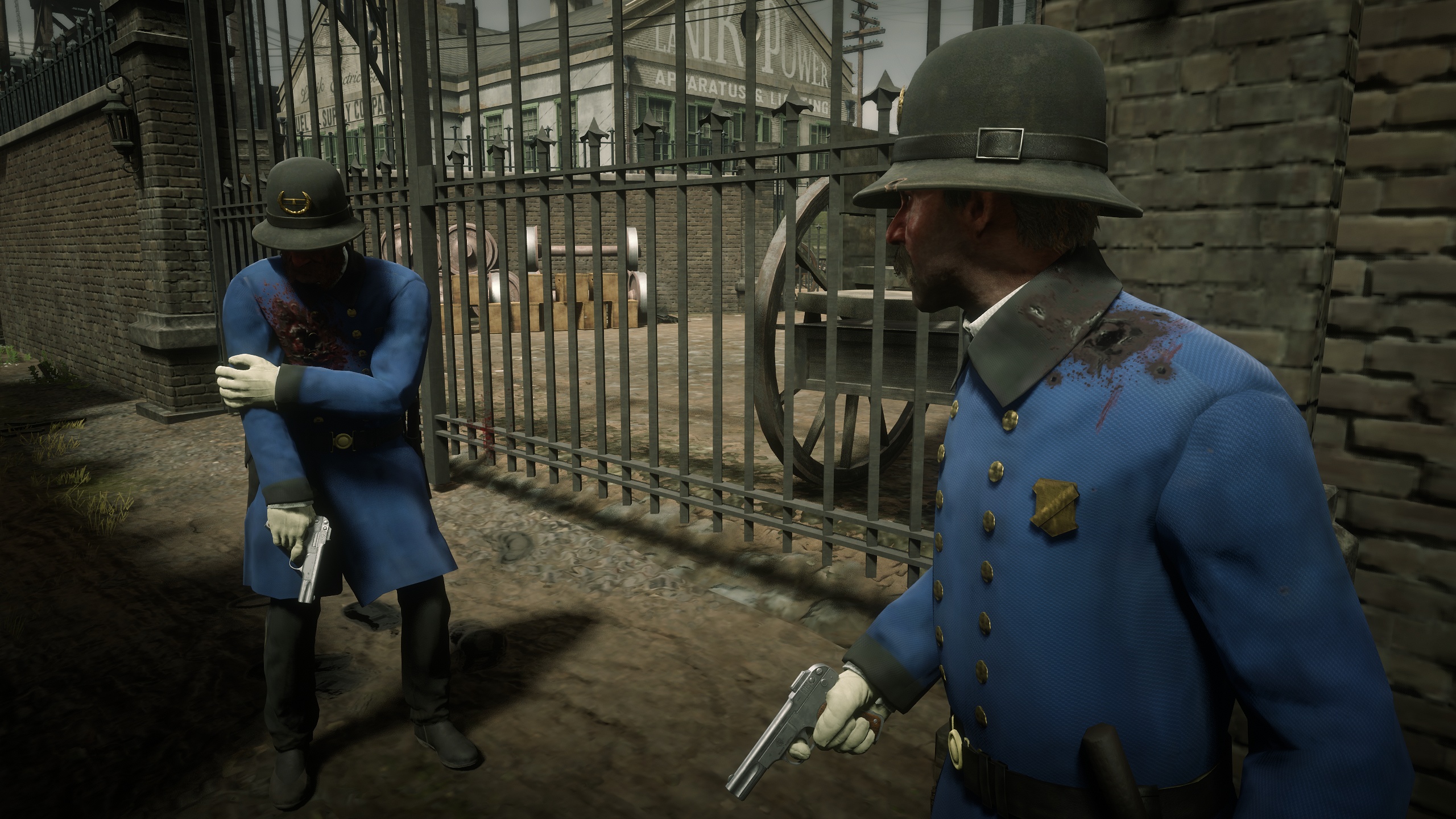 Playing as a lawman in the Red Dead Redemption 2 First Response mod