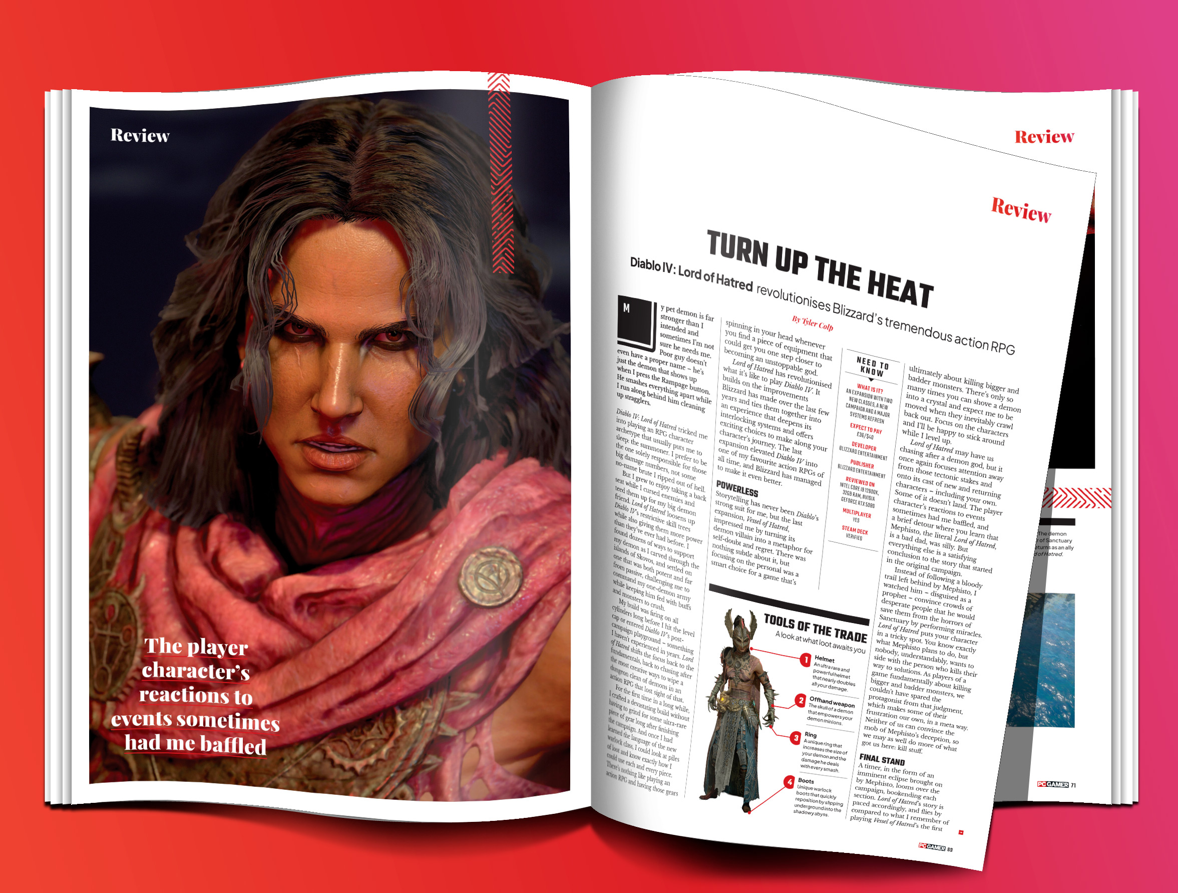 Witchfire issue of PC Gamer magazine 423