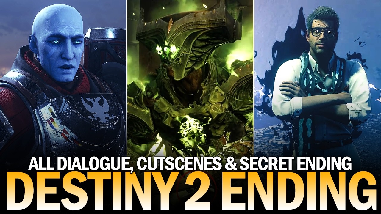 Destiny 2 Ending - All Dialogue, Cutscenes & Secret Ending Cinematics (Full Story, No Commentary) - YouTube