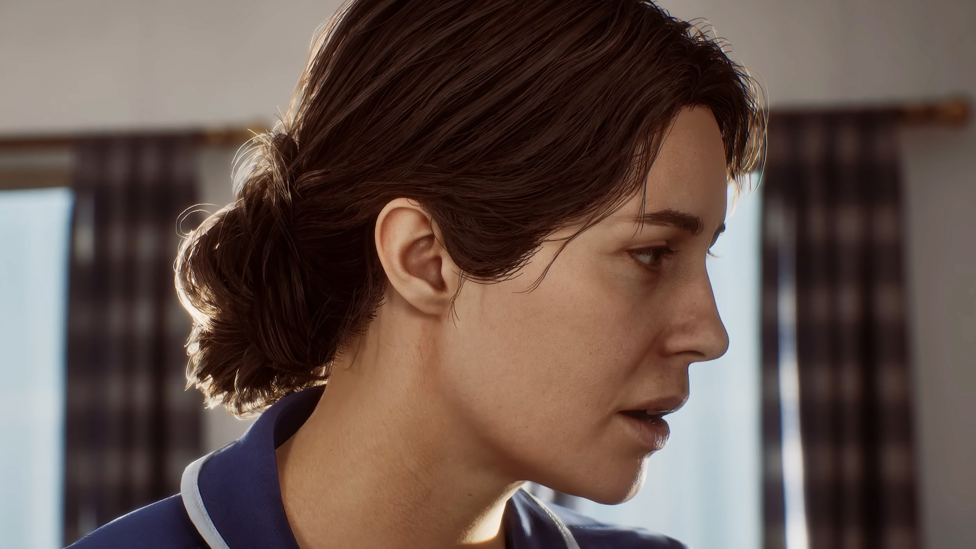 Silent Hill Townfall - Closeup of Zoe from the side