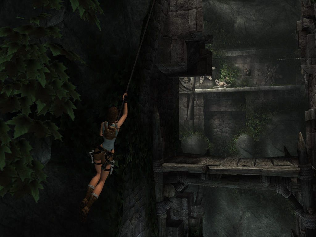 Tomb Raider Anniversary grappling