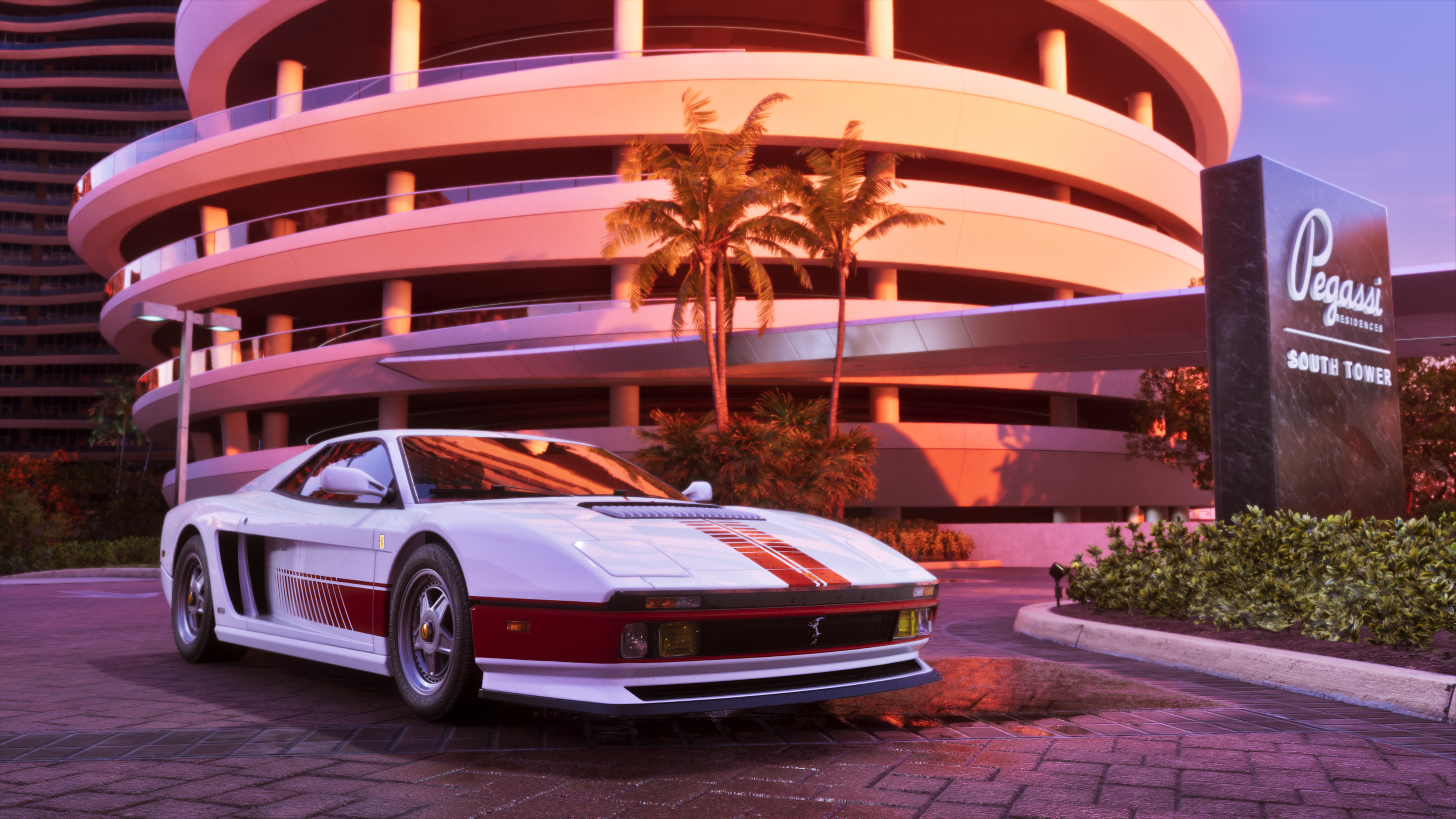 Fancy Vice City sports car.