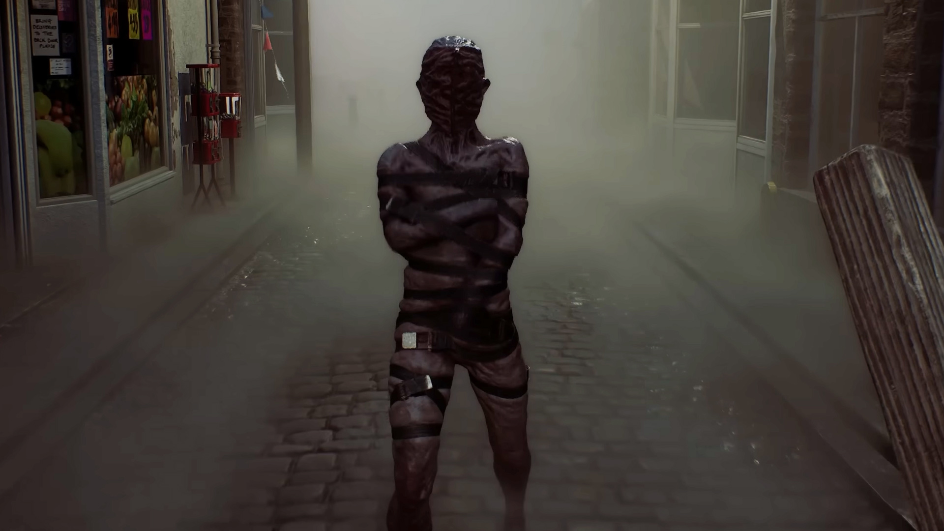 Silent Hill Townfall - Humanoid monster with straps all over