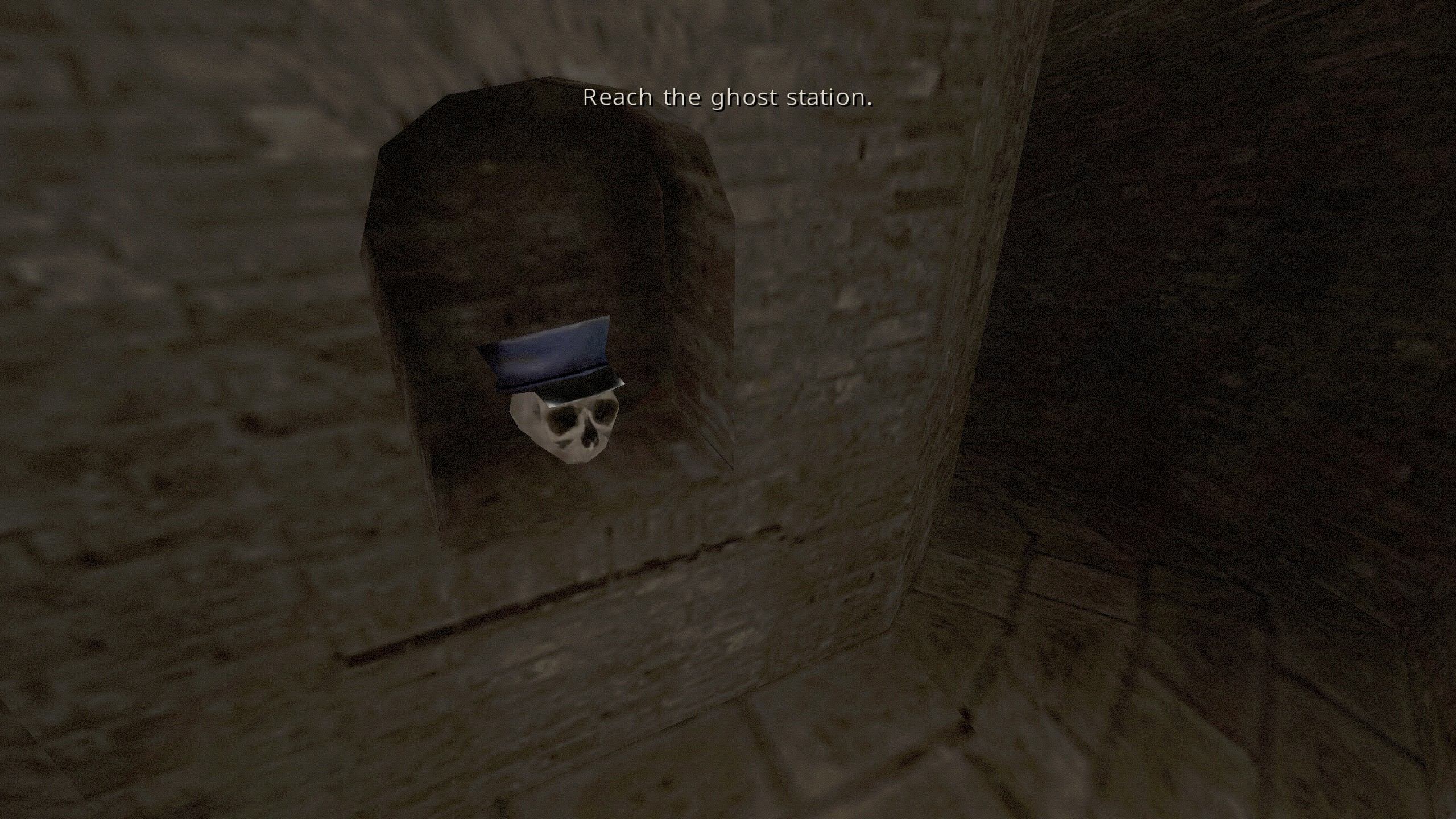 Skull with conductor cap in Brno Transit