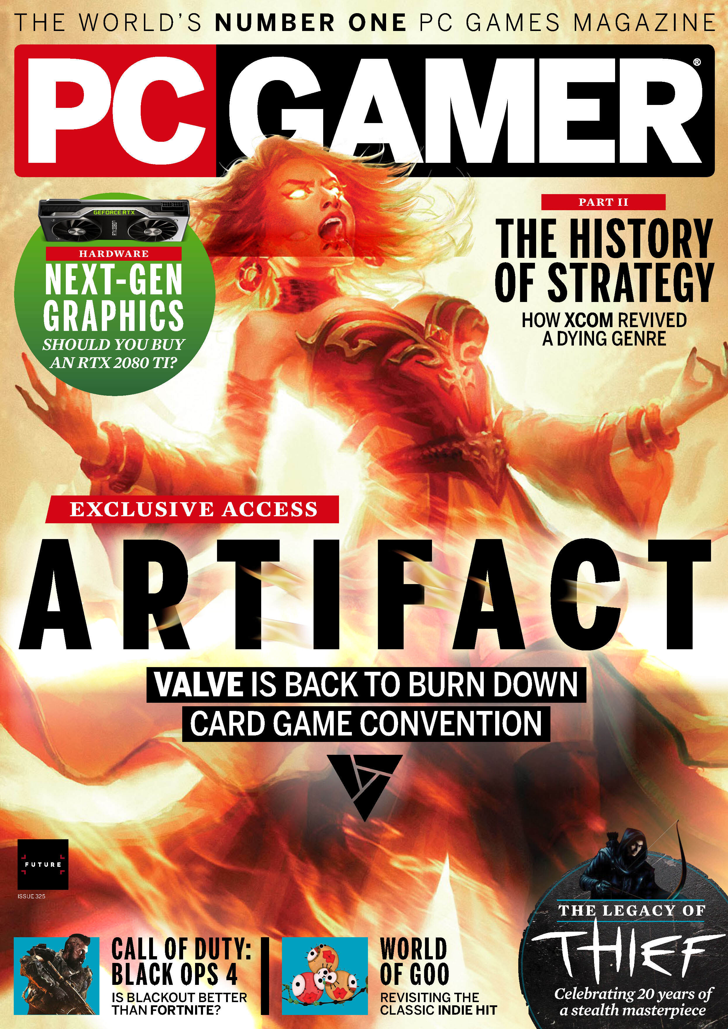 PC Gamer #325 (UK, Christmas 2018) cover