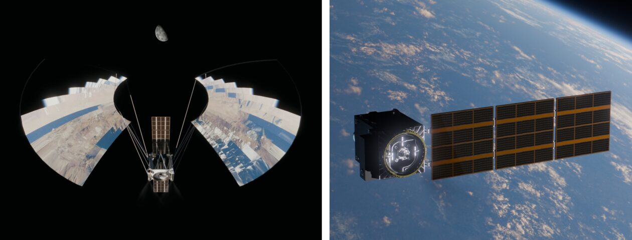 Illustrations: Portal's Supernova and Starburst space vehicles