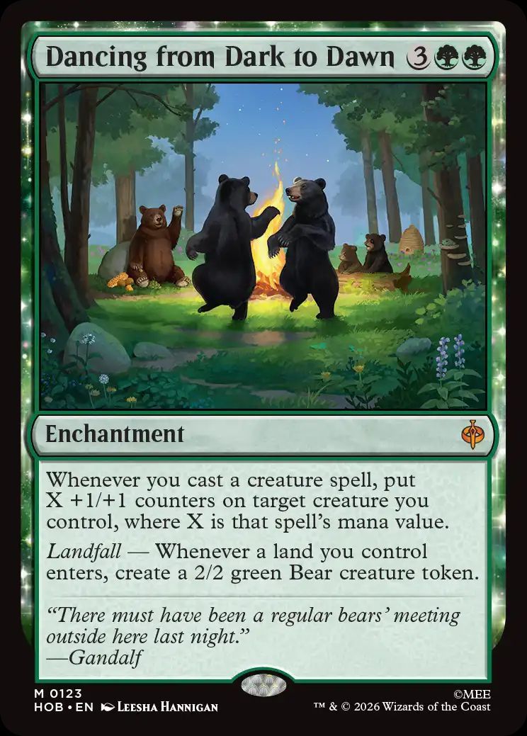 A card from The Hobbit set