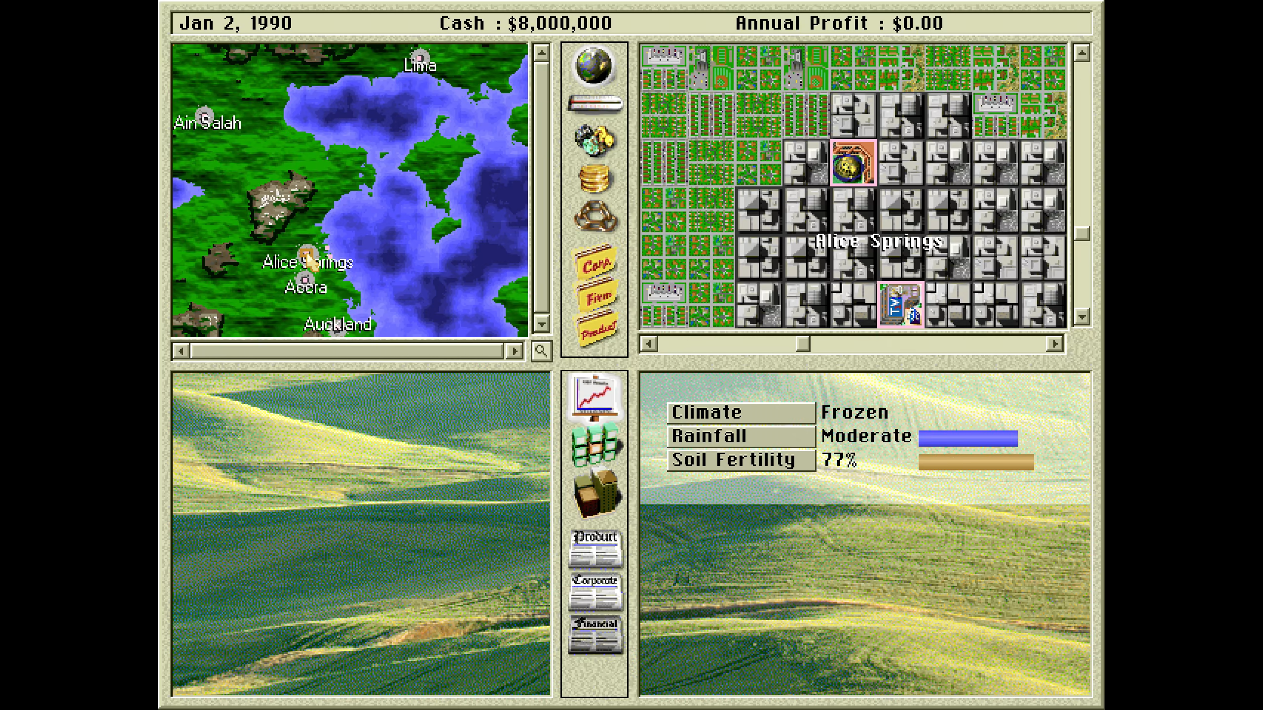 A lot of UI in Capitalism Plus.