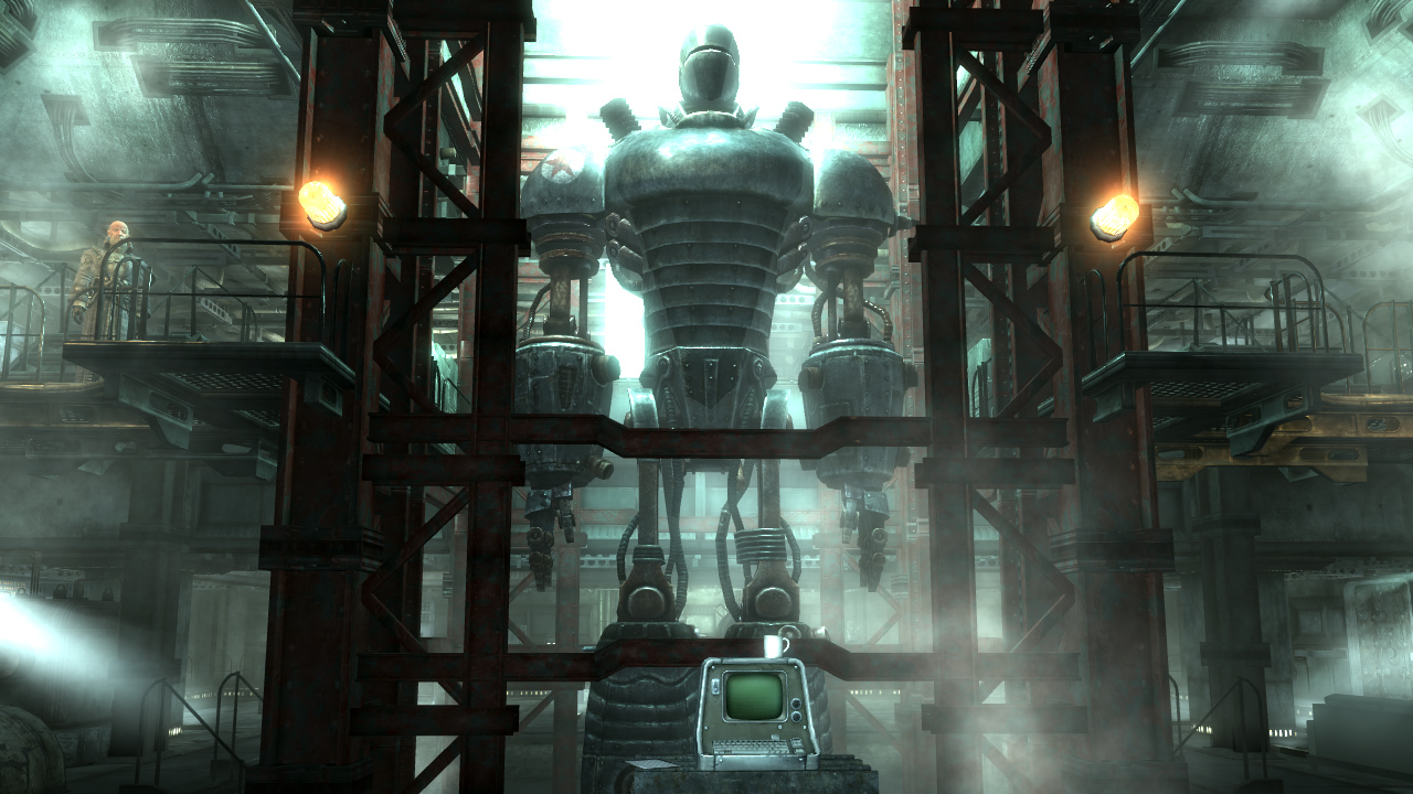 Liberty Prime waits to be activated