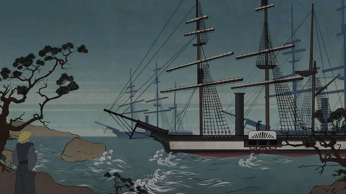 Shogun 2 woodblock art