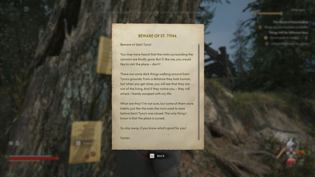 Blood of Dawnwalker endings - Notice