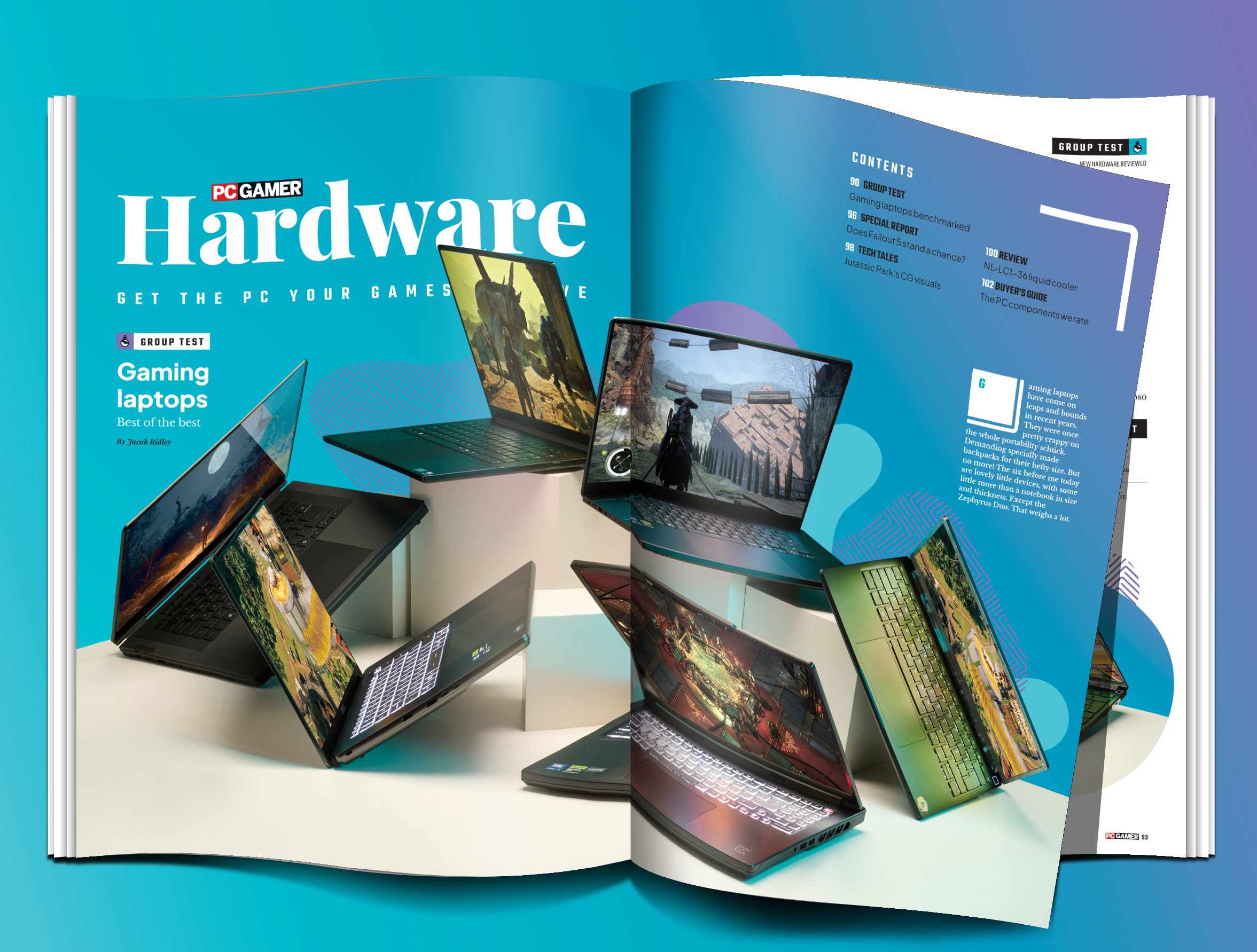 The Witcher 3: Wild Hunt &ndash; Songs of the Past issue of PC Gamer magazine