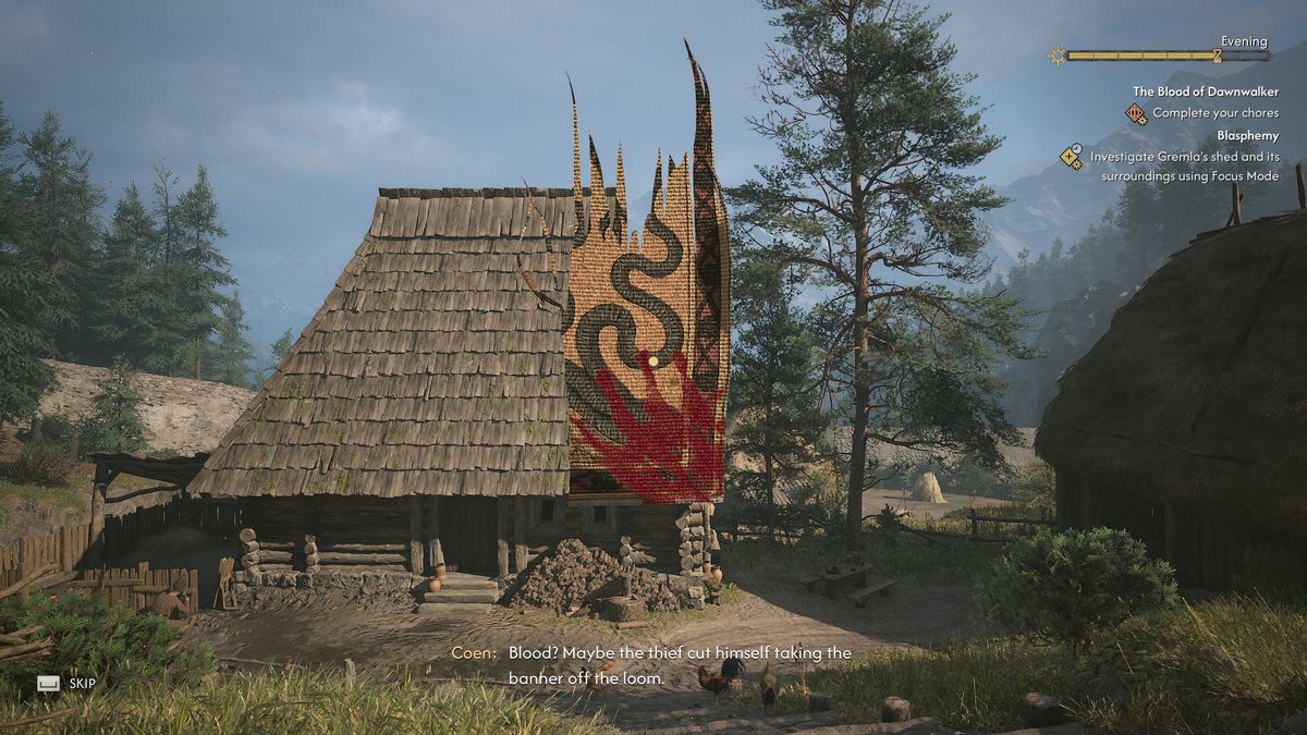 Blood of Dawnwalker Blasphemy - Torn banner